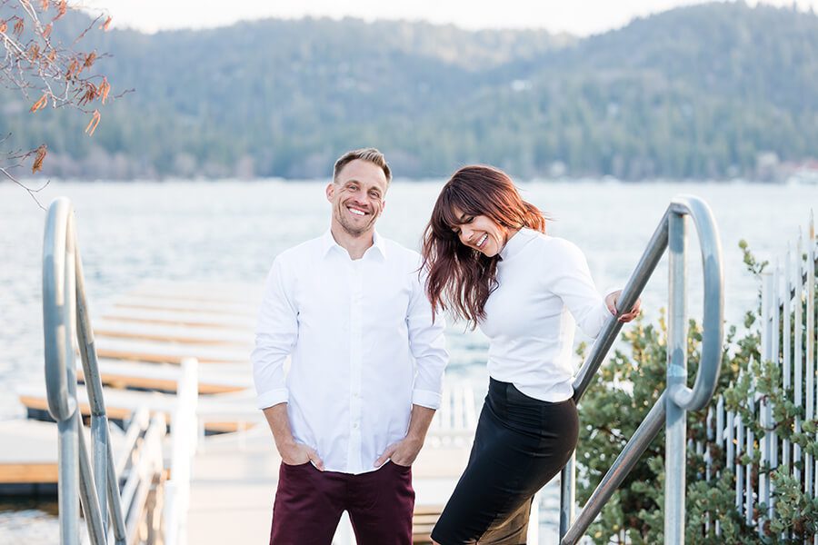 Lake Arrowhead Real Estate Agents Chrissy Stahl-Hammer and Jeff Teel
