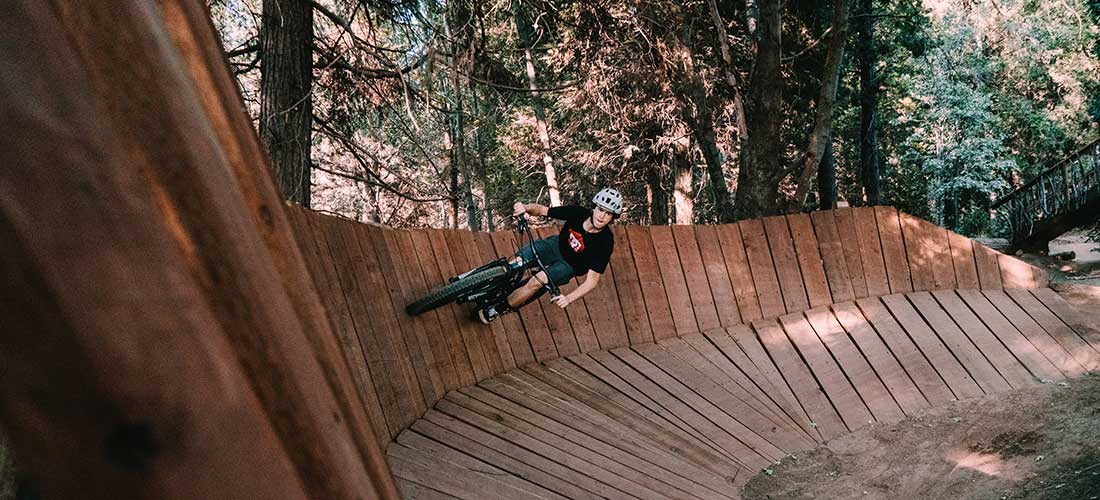 Mountain Biker at Skypark Santa's Village